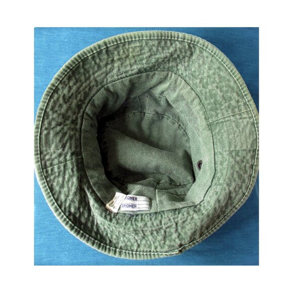 Women's Cotton Bucket Hat Olive Green Medium - Picture 5 of 6